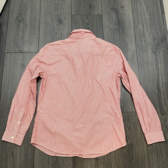 McQ by Alexander McQueen Striped Cotton Button Up Size L - Picture 5 of 7